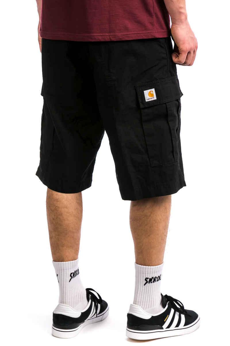 Carhartt WIP Cargo Columbia Shorts (black rinsed)