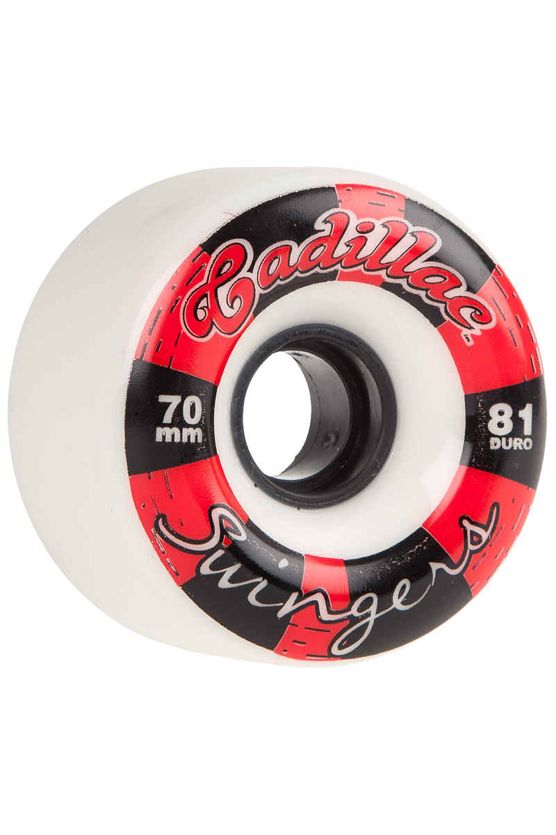 Cadillac Wheels Swingers Wiel (white) 4 Pack 70mm 81A