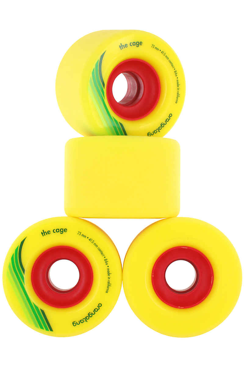 Orangatang The Cage 73mm 86A Rollen (yellow) 4er Pack
