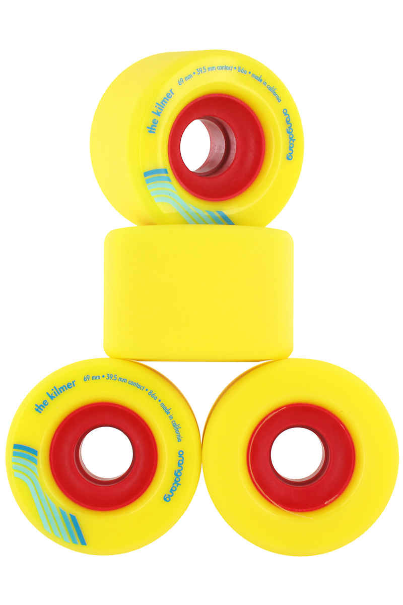 Orangatang The Kilmer Rollen (yellow) 4er Pack 69mm 86A