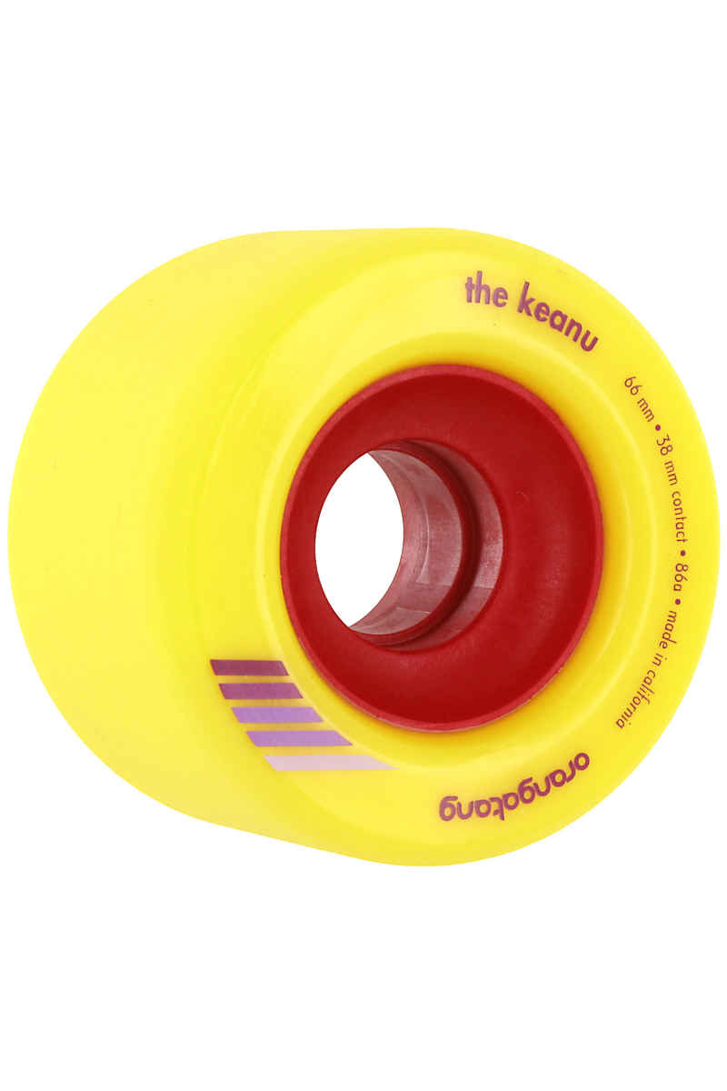 Orangatang The Keanu Wheels (yellow) 4 Pack 66mm 86A