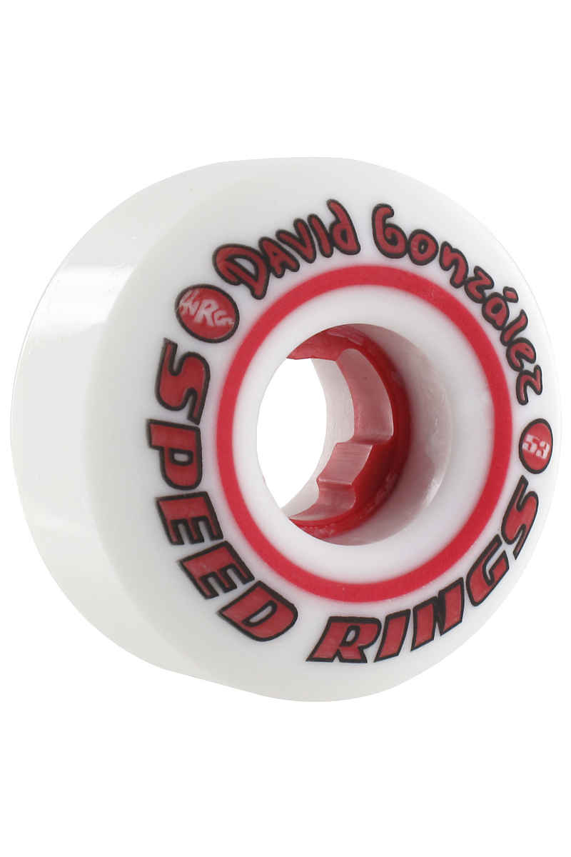 Ricta Gonzalez Speedrings Wheels (white red) 53mm 101A 4 Pack