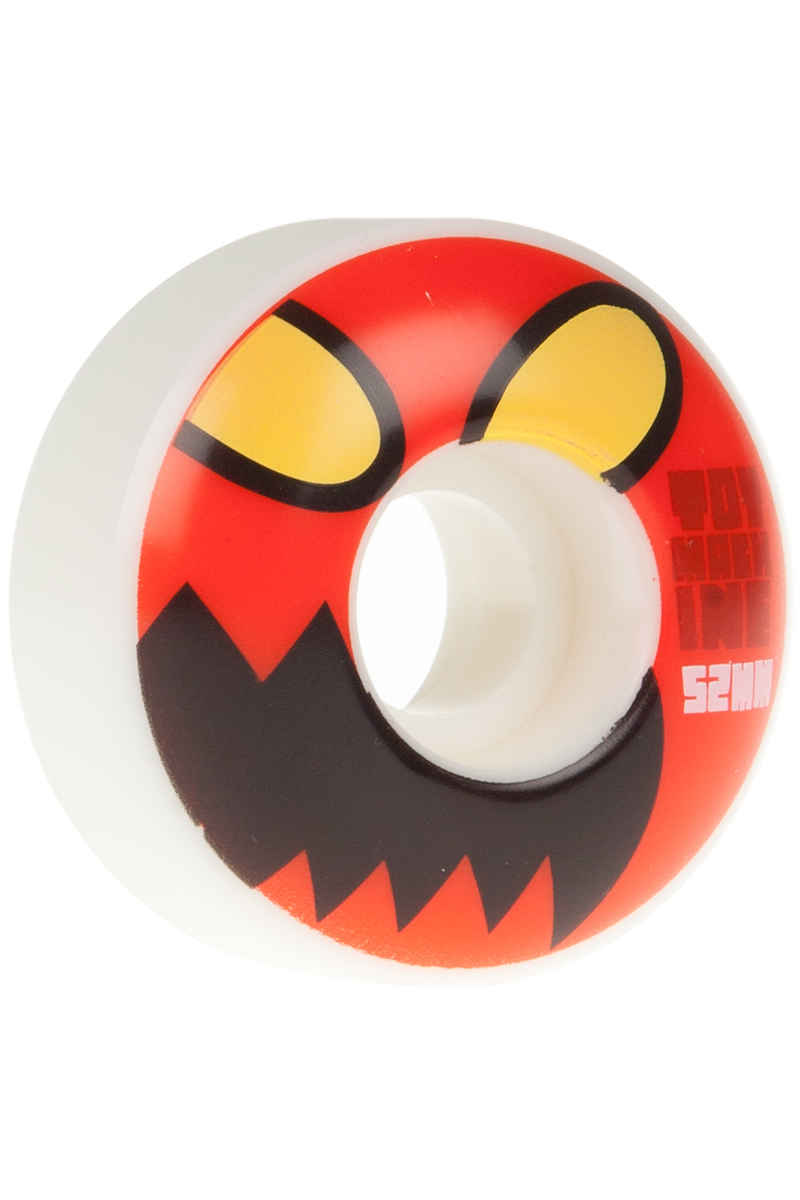 Toy Machine Monster Face 52mm Roue (white red) 4 Pack