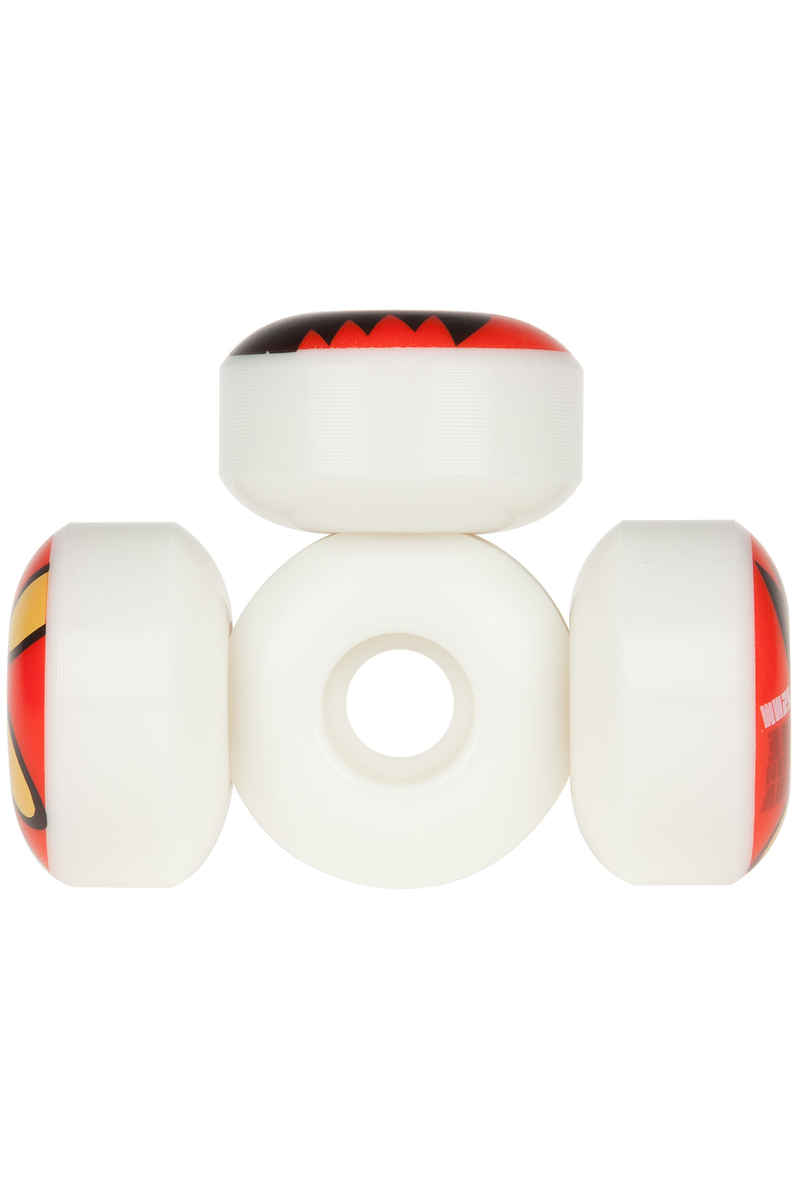 Toy Machine Monster Face 52mm Roue (white red) 4 Pack