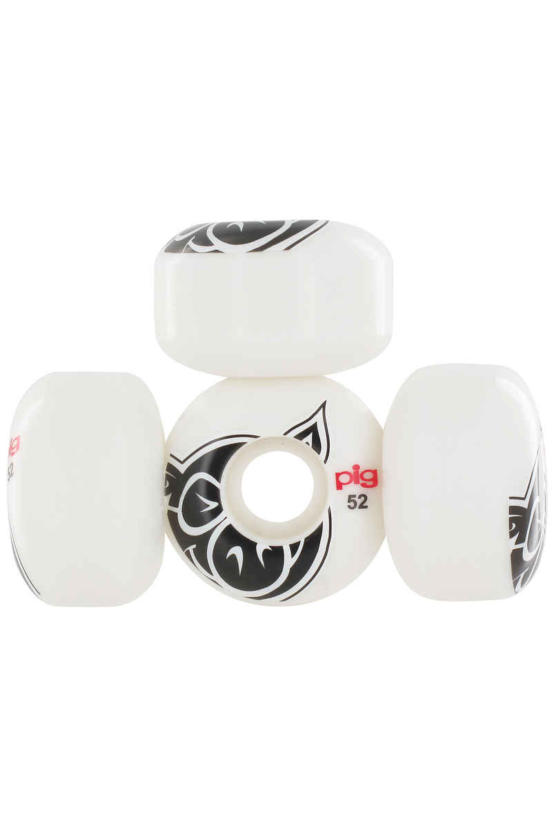 Pig Head Rollen (white) 52mm 101A 4er Pack