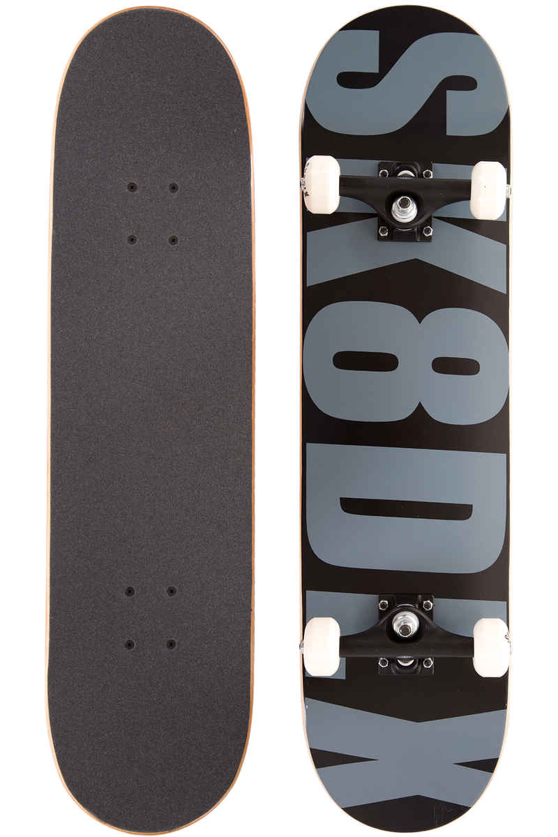 SK8DLX Letter 8" Board-Complète (black grey)