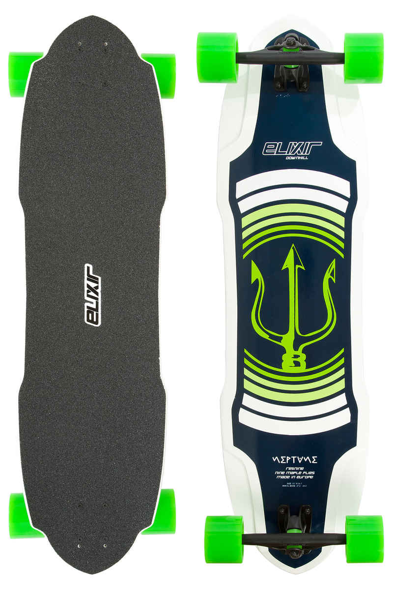 Long Island Elixir Series - Neptun TM 35.7" (90,7cm) Komplett-Longboard (green)