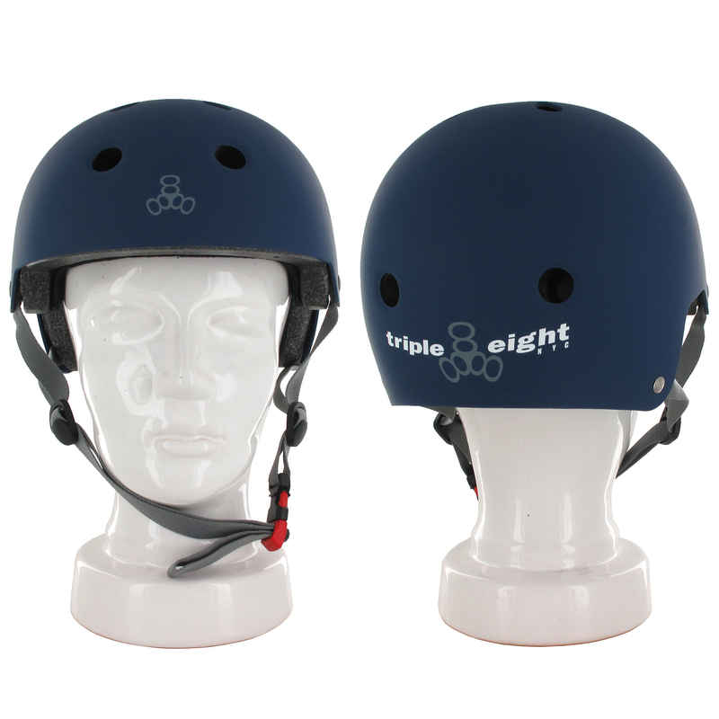 Triple Eight Brainsaver Helm (blue rubber)