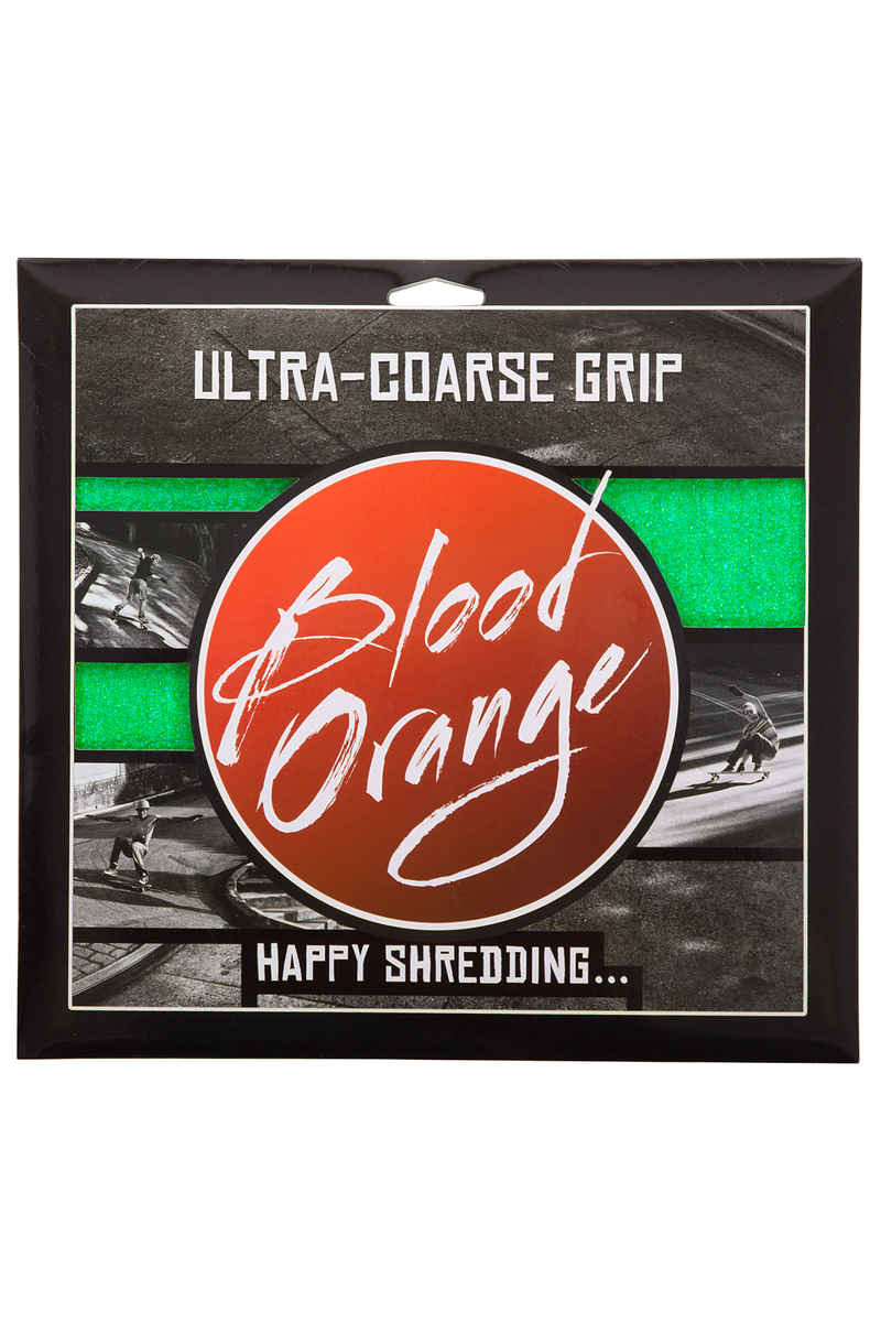 Blood Orange Heavy-Duty Ultra-Coarse Lija (neon green) Pack de 4