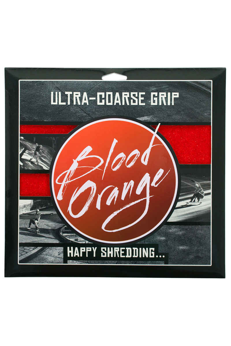 Blood Orange Heavy-Duty Ultra-Coarse Griptape (red) 4 Pack