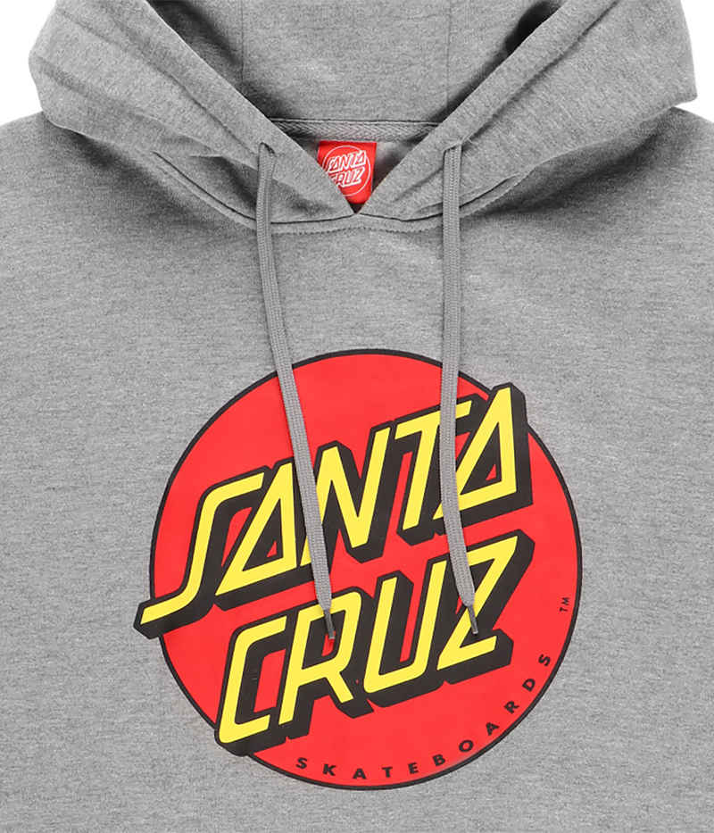 Santa Cruz Classic Dot sweat à capuche (dark heather)