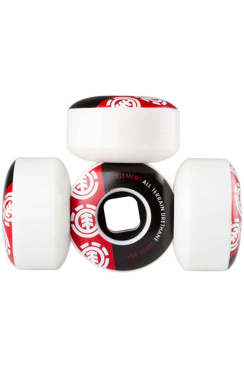 Element Section TW 52mm Rollen (black red white) 4er Pack