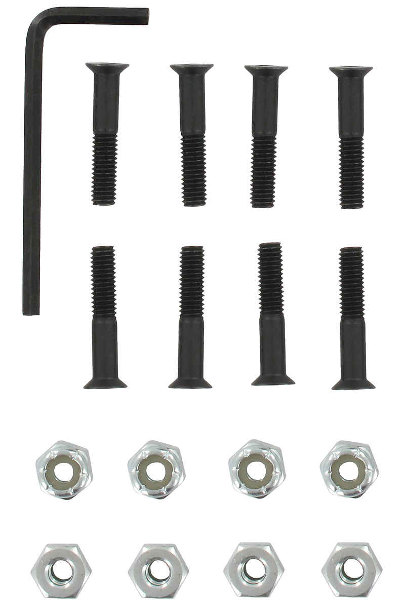 Chocolate 1" Set de vis (black) Flathead (tête fraisée) allen