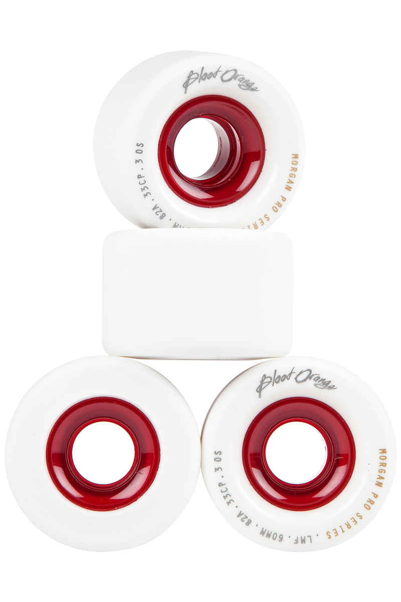 Blood Orange Liam Morgan Pro Rollen (white red) 60mm 4er Pack 82A
