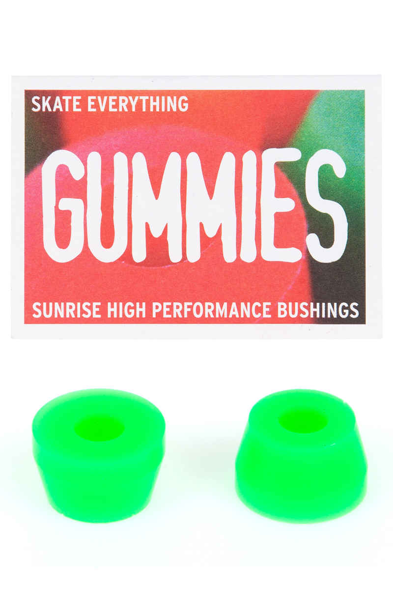 Sunrise Gummies Double Cone 90A Bushings (green) 2 Pack