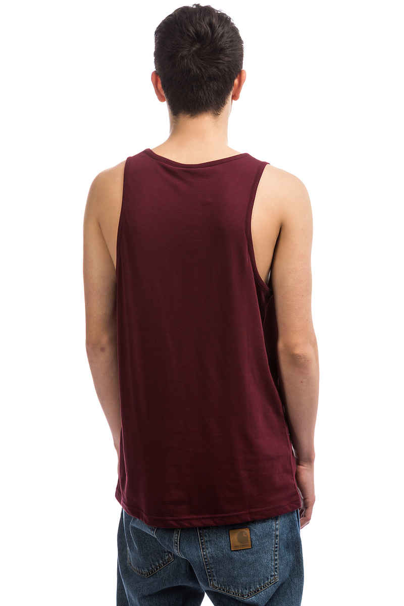 Iriedaily Daily Flag Tank-Top (maroon melange)