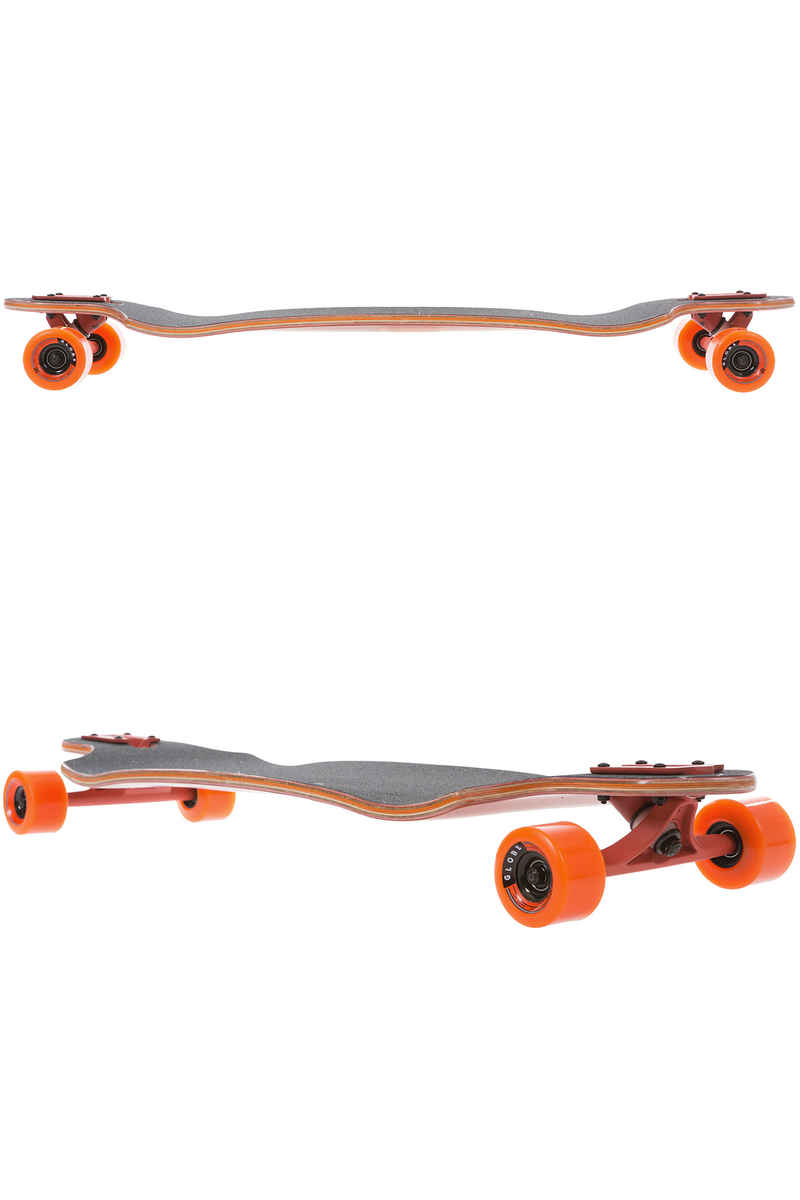 Globe Sledgehog Fiber-Carve 37.5" (95cm) Complete-Longboard (tart orange)