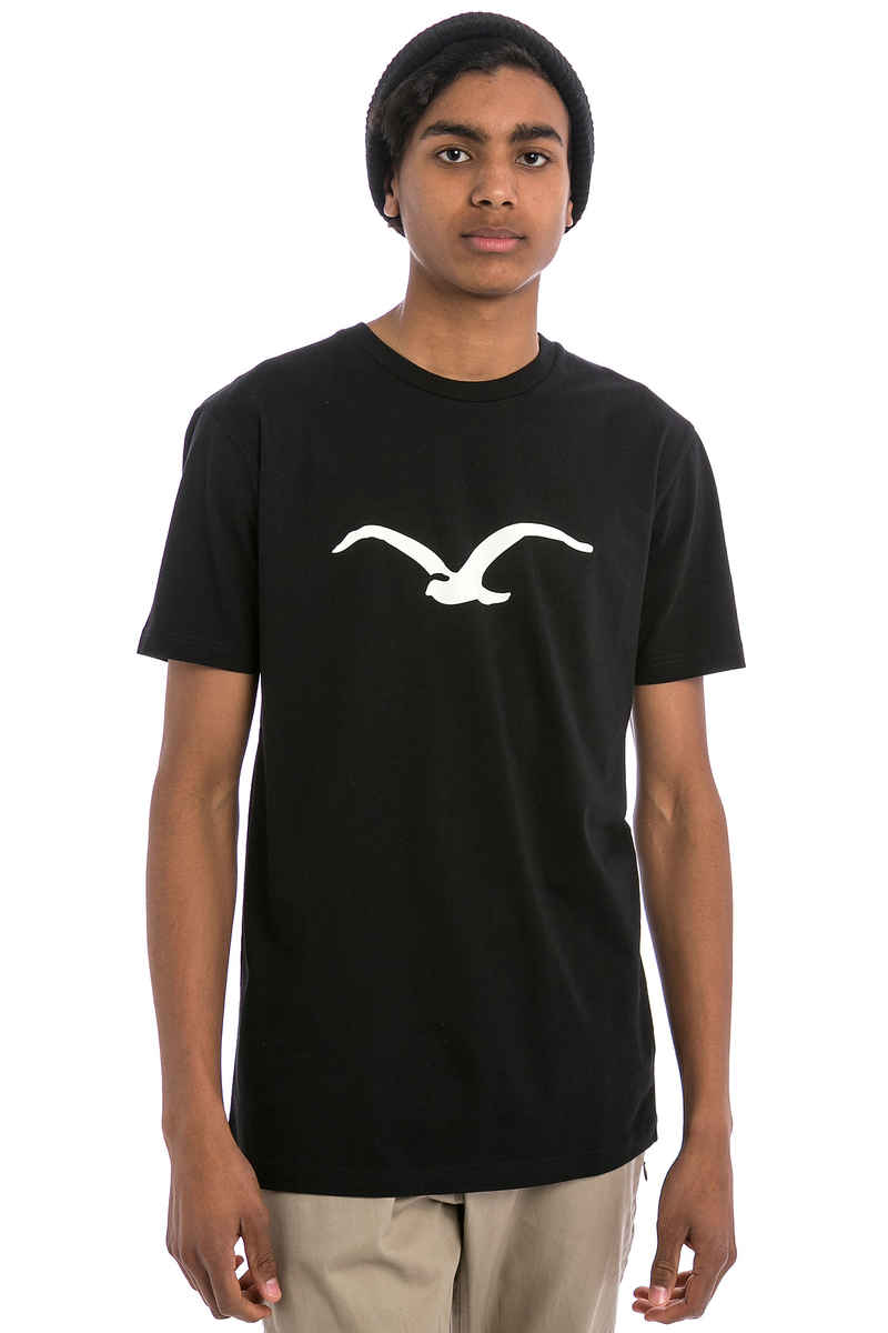 Cleptomanicx Möwe T-Shirt (black creme)