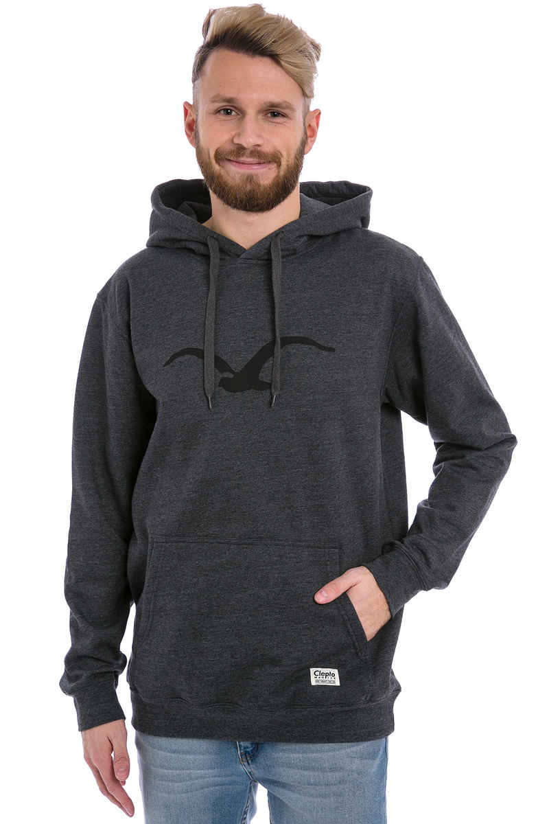 Cleptomanicx Möwe Hoodie (heather black)