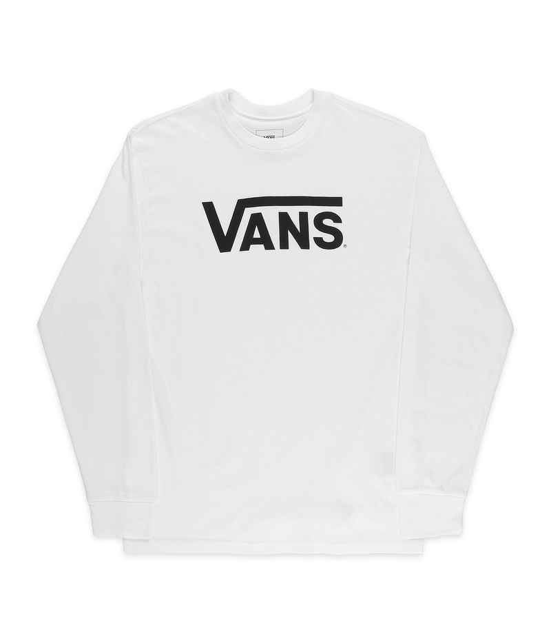 Vans Classic Camiseta de manga larga (white black)