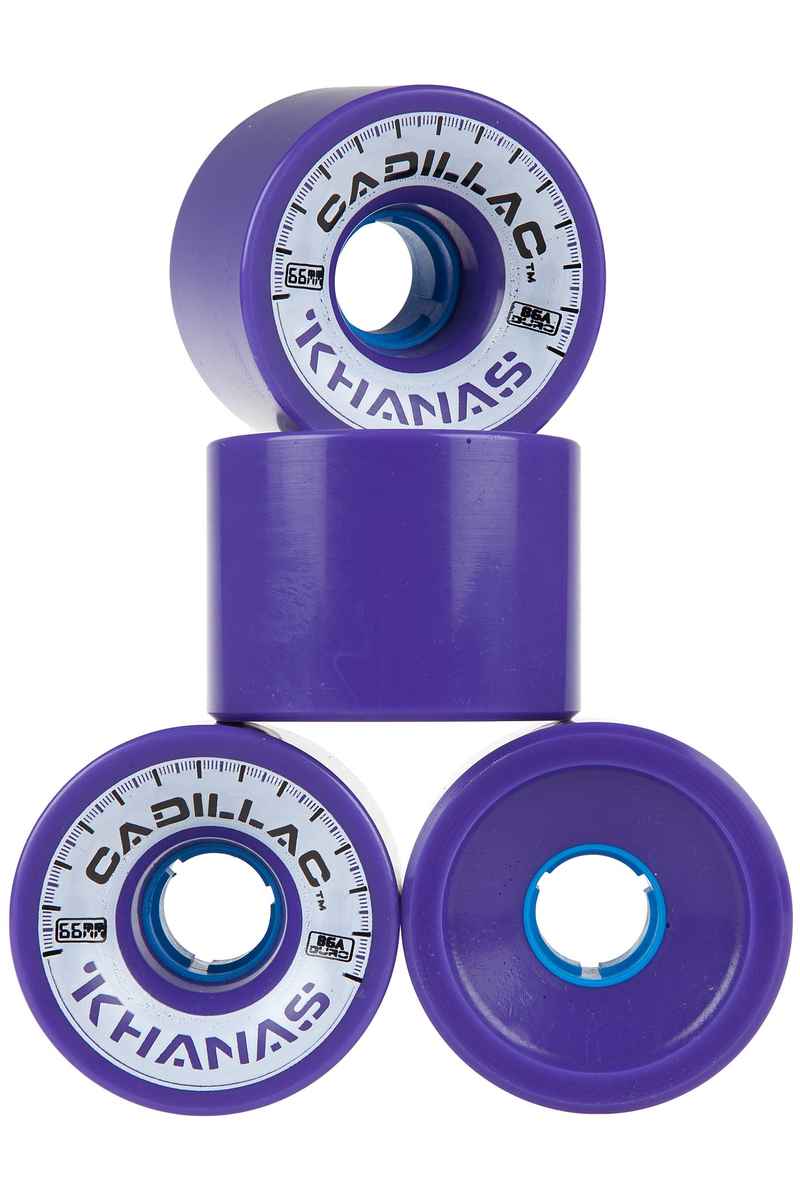 Cadillac Wheels Khanas Rollen (purple) 4er Pack 66mm 86A