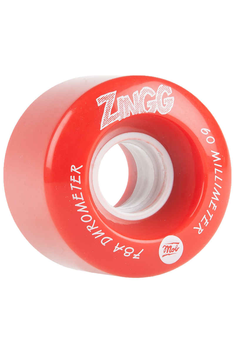 MOB Skateboards Zing Wiel (red) 60mm 4 Pack 78A