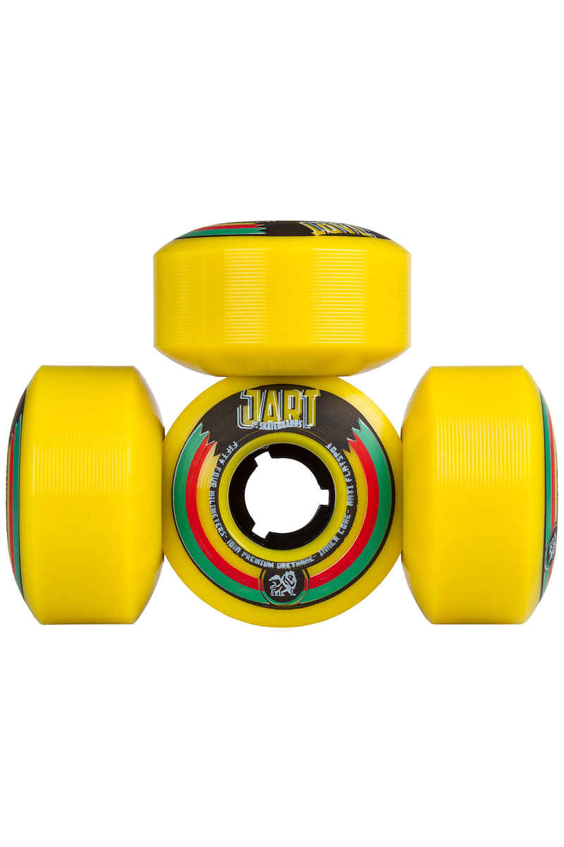 Jart Skateboards Kingston 54mm Wheels (yellow) 4 Pack