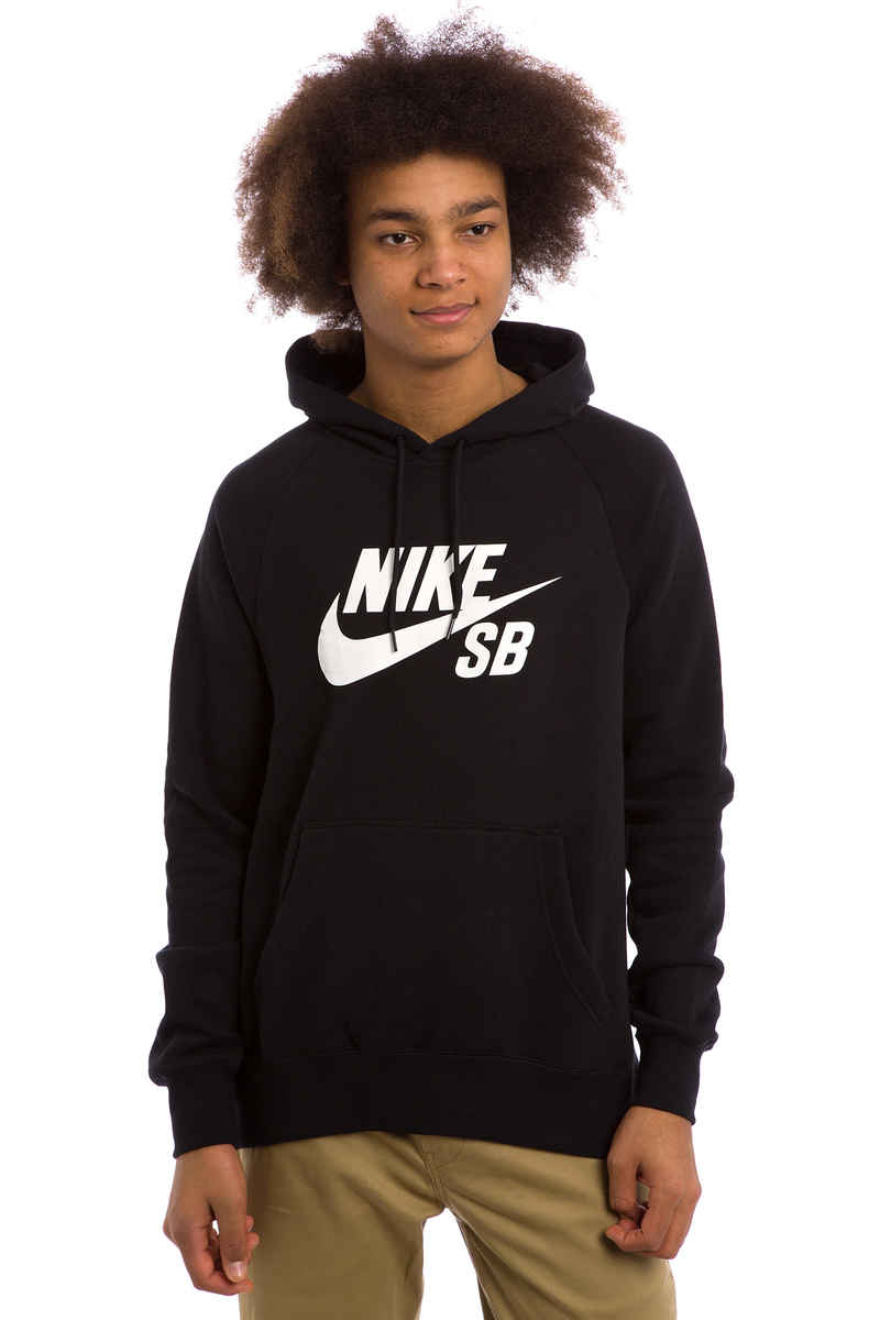 Nike SB Icon Hoodie (black white black)