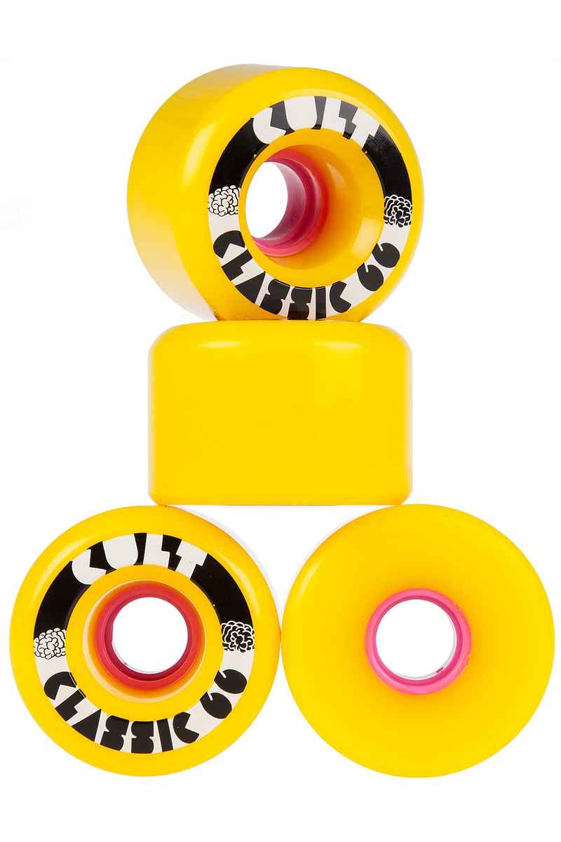 Cult Classics Wiel (yellow) 66mm 80A 4 Pack