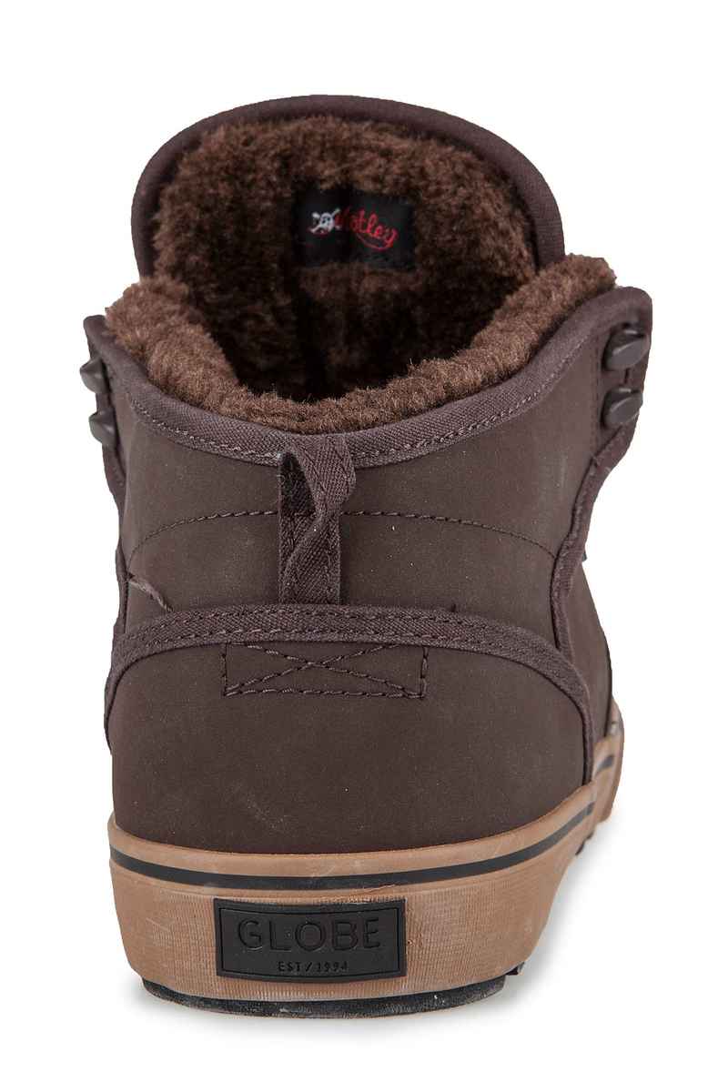 Globe Motley Mid Nubuck Shoes (brown brown fur)