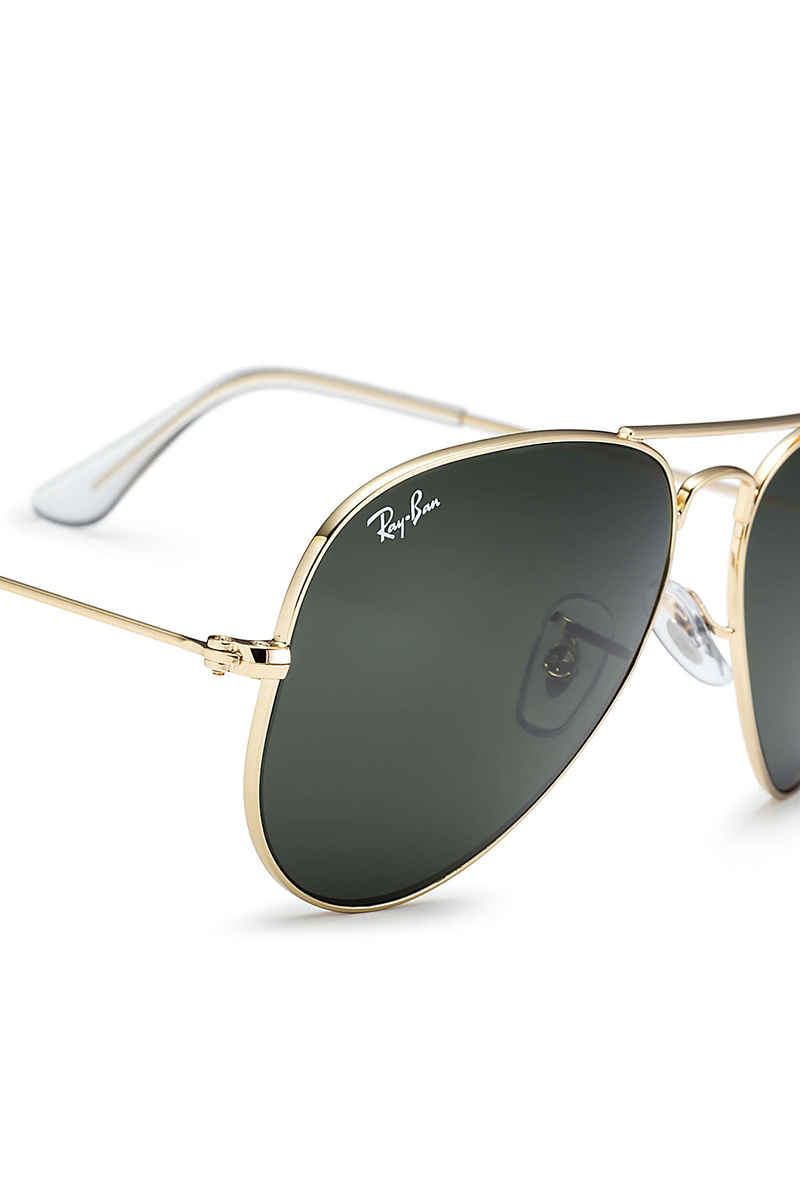 Ray-Ban Aviator Large Metal Sonnenbrille 58mm (gold grey green)