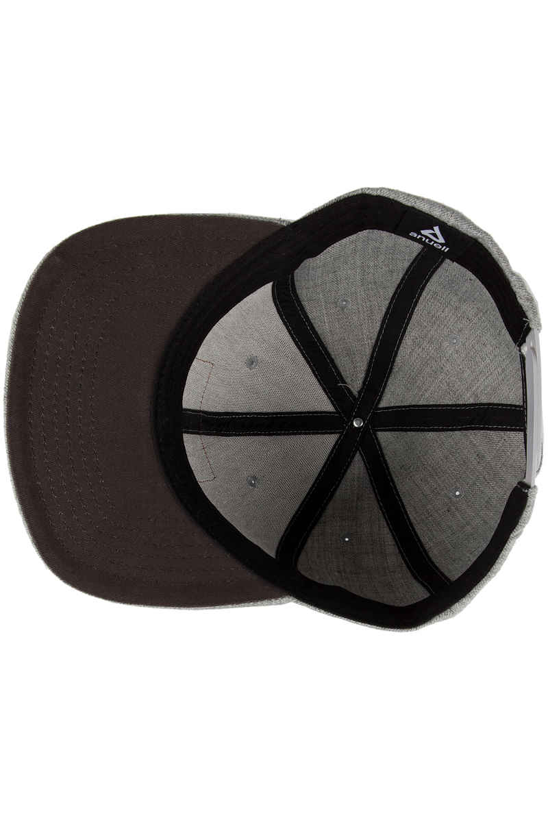 Anuell Graham Snapback Gorra (heather grey)