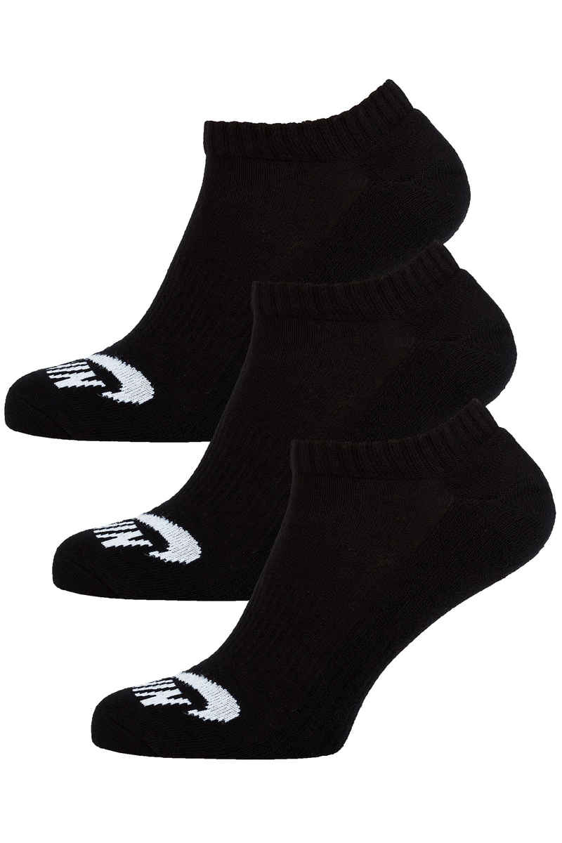 Nike SB No-Show Socken US 3-15 (black) 3er Pack