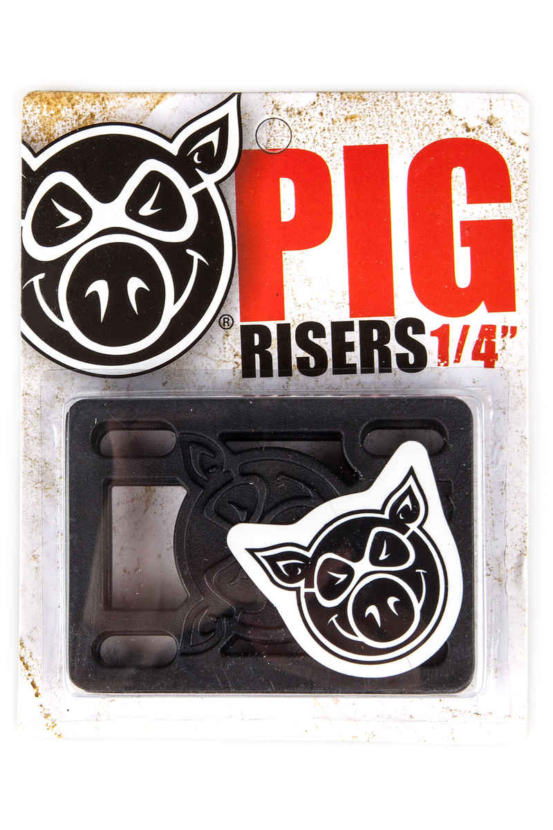 Pig Piles 1/4" Riser Pads (black) 2 Pack