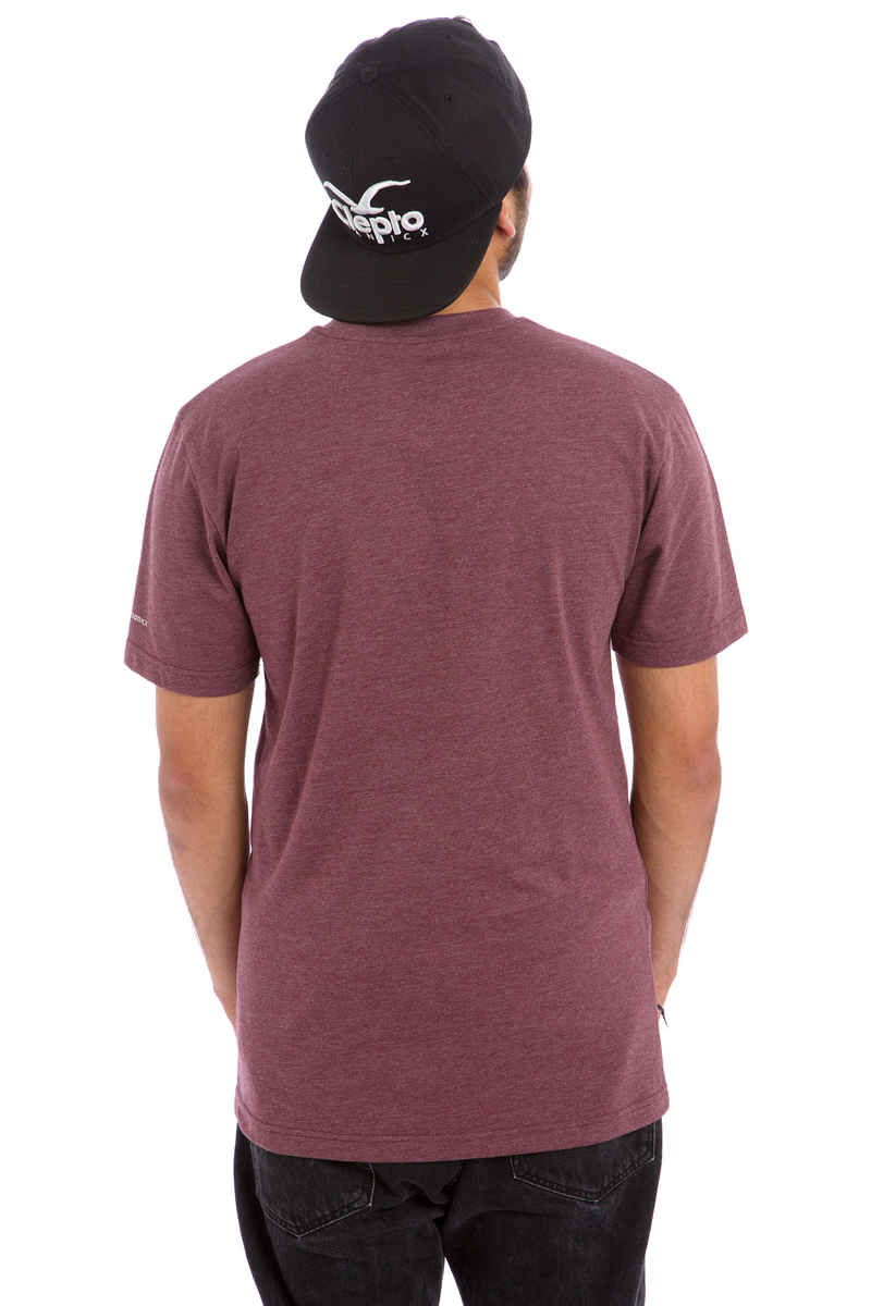 Cleptomanicx Möwe T-Shirt (heather tawny port)