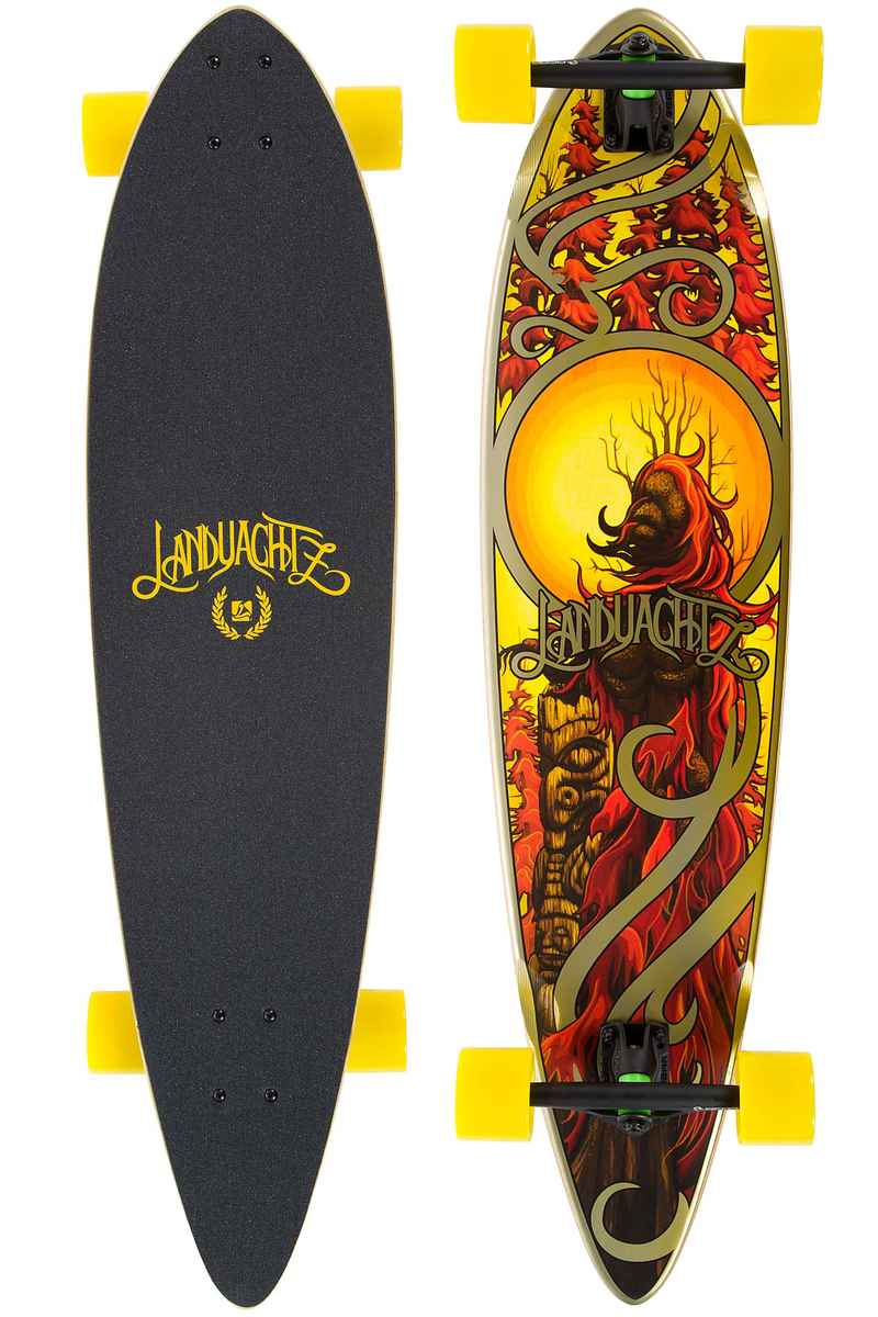 Landyachtz Bamboo Totem Chili 41" (104,1cm) Komplett-Longboard