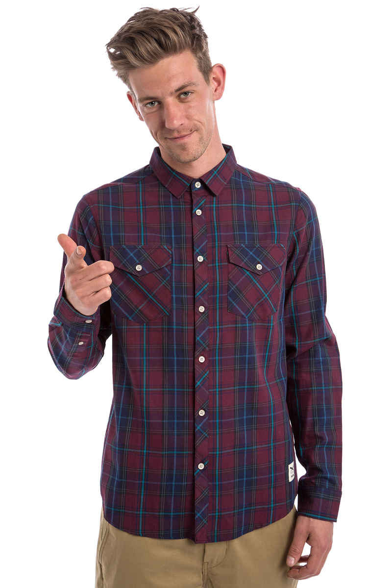 Iriedaily M.C. Valle Hemd (navy red)