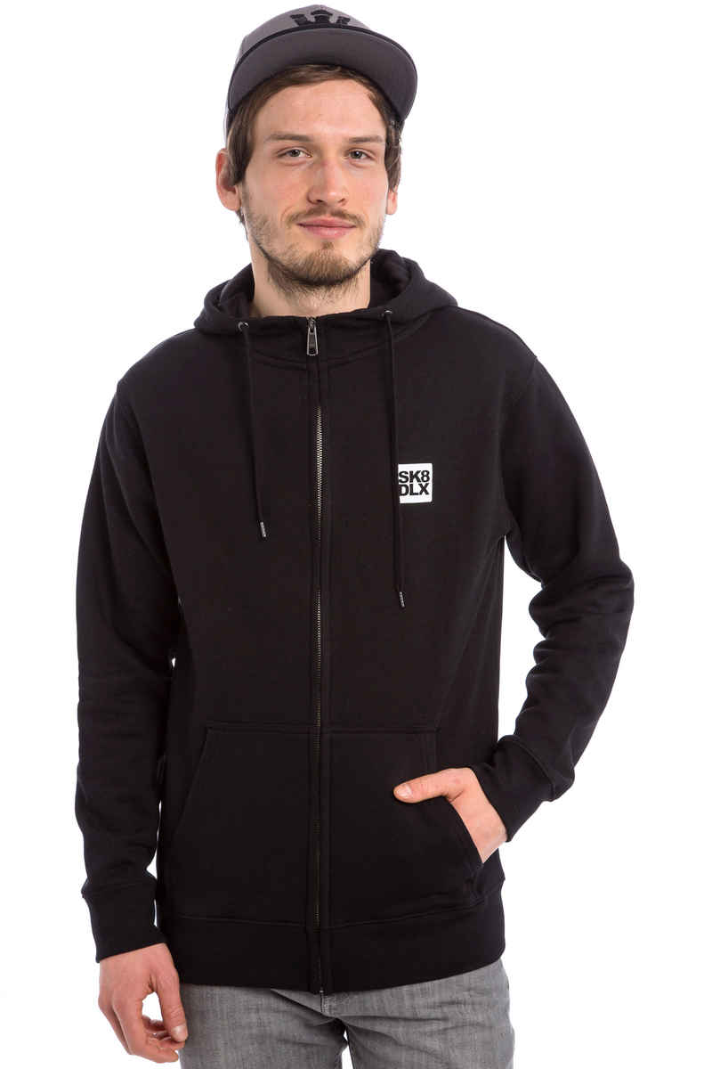 SK8DLX Coresk8 Zip-Hoodie (black)