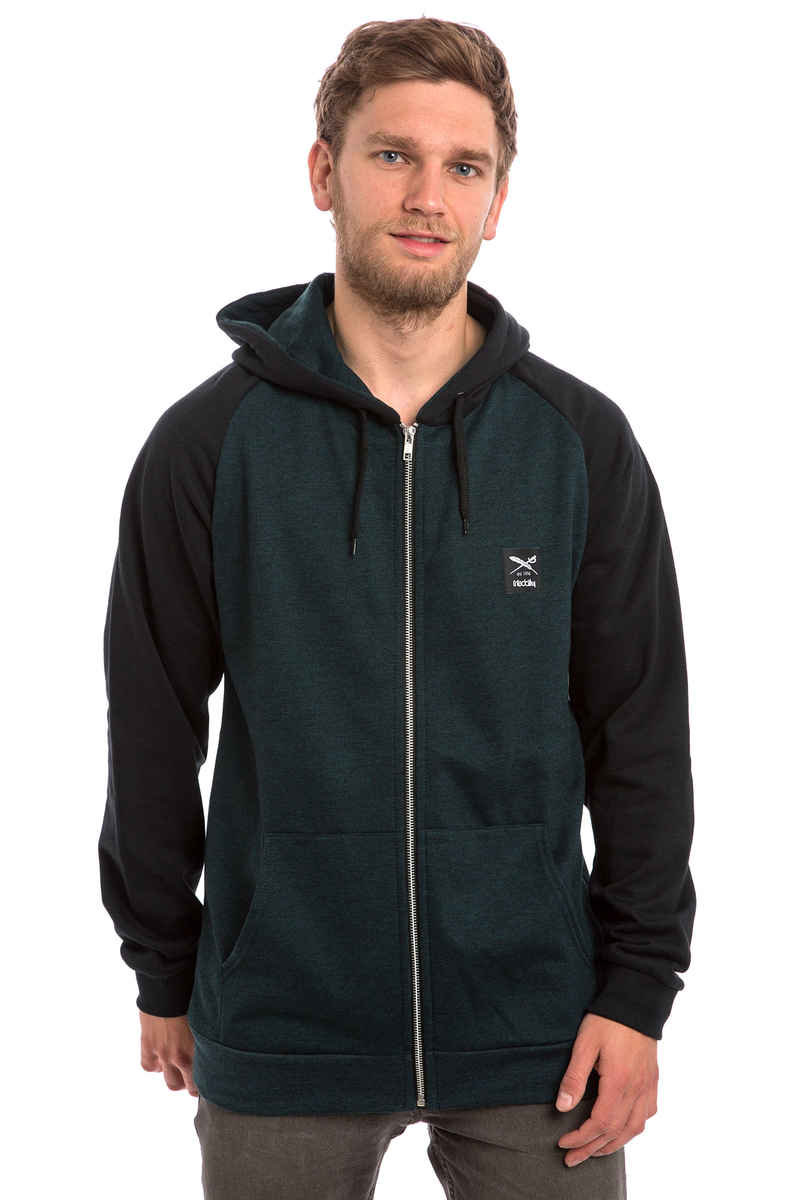 Iriedaily De College Zip-Sweatshirt avec capuchon (deep lake)