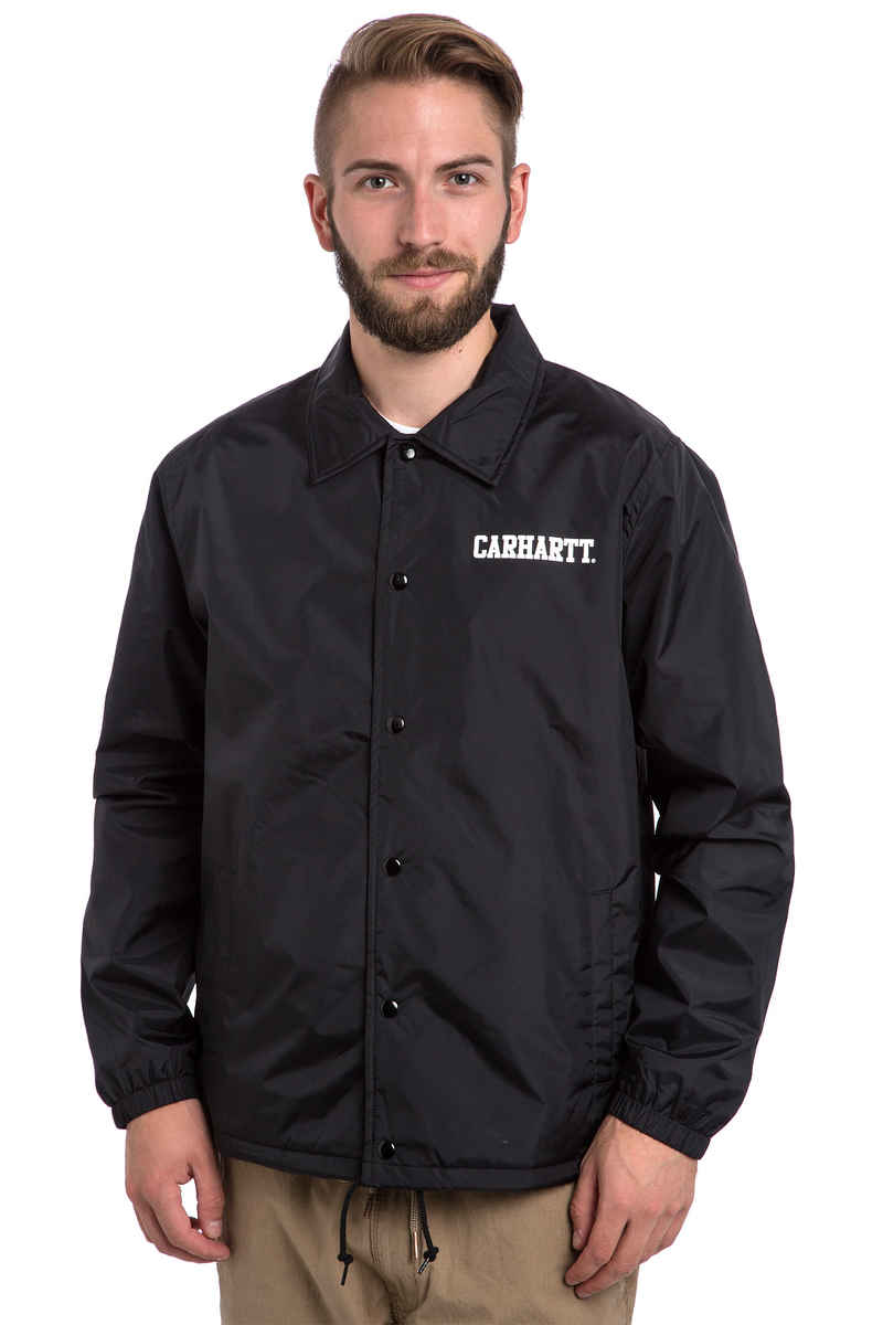 Carhartt WIP College Coach Jacke (black white)