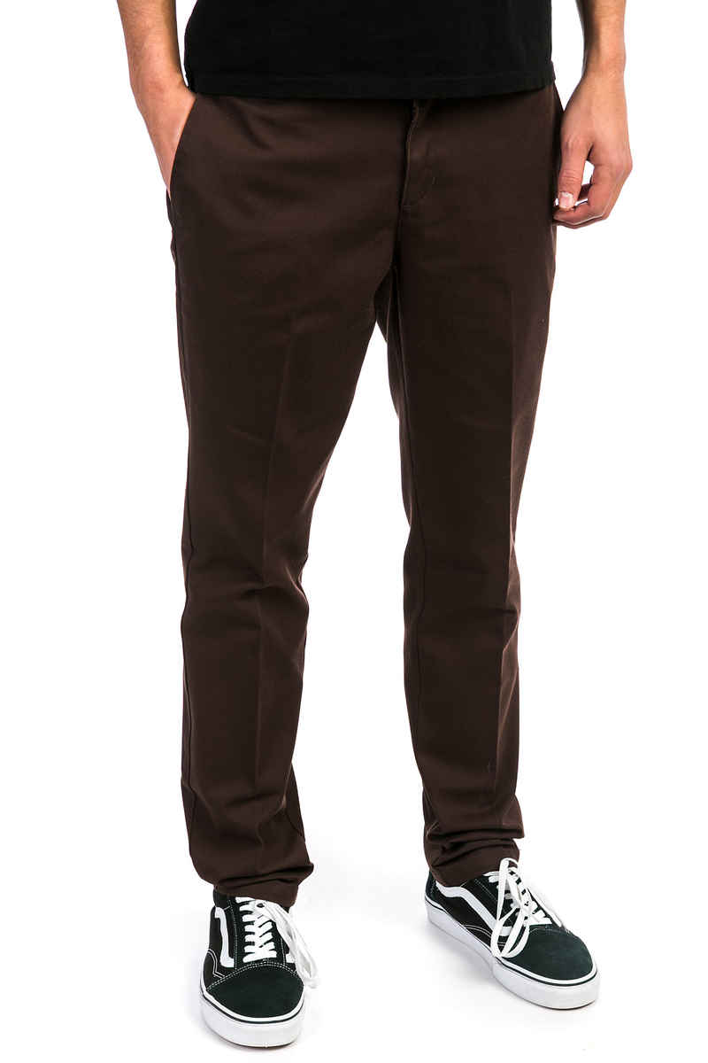 Dickies Slim Fit Work Pantalons (chocolate brown)