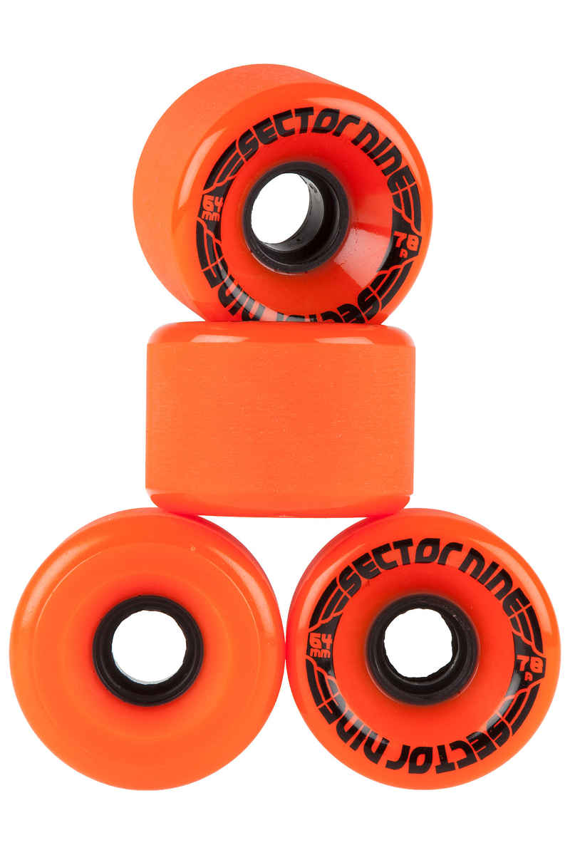 Sector 9 Nineballs CS Rueda (orange) Pack de 4 64mm 78A