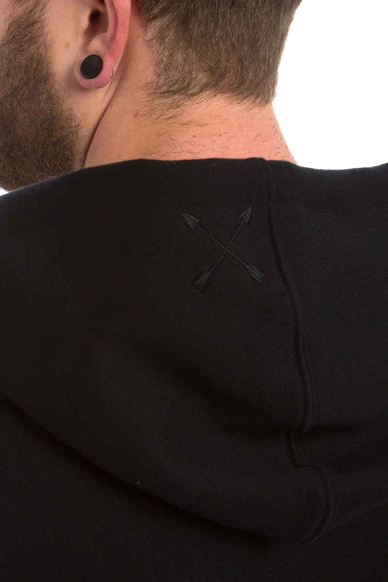 Anuell Callum Zip-Sweatshirt avec capuchon (black)