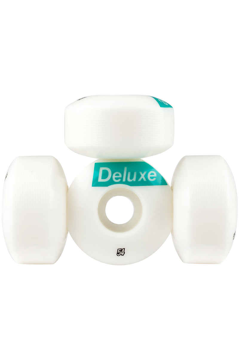 SK8DLX AFS Deluxe 54mm Wiel (white) 4 Pack