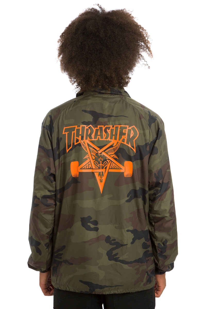 Thrasher Skategoat Coach Jacket (camo)