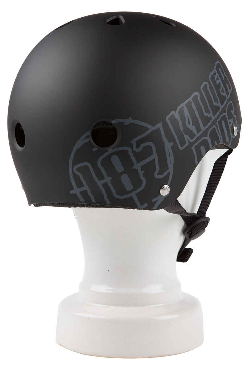 187 Killer Pads Pro Skate Big Logo Helmet (matte black)
