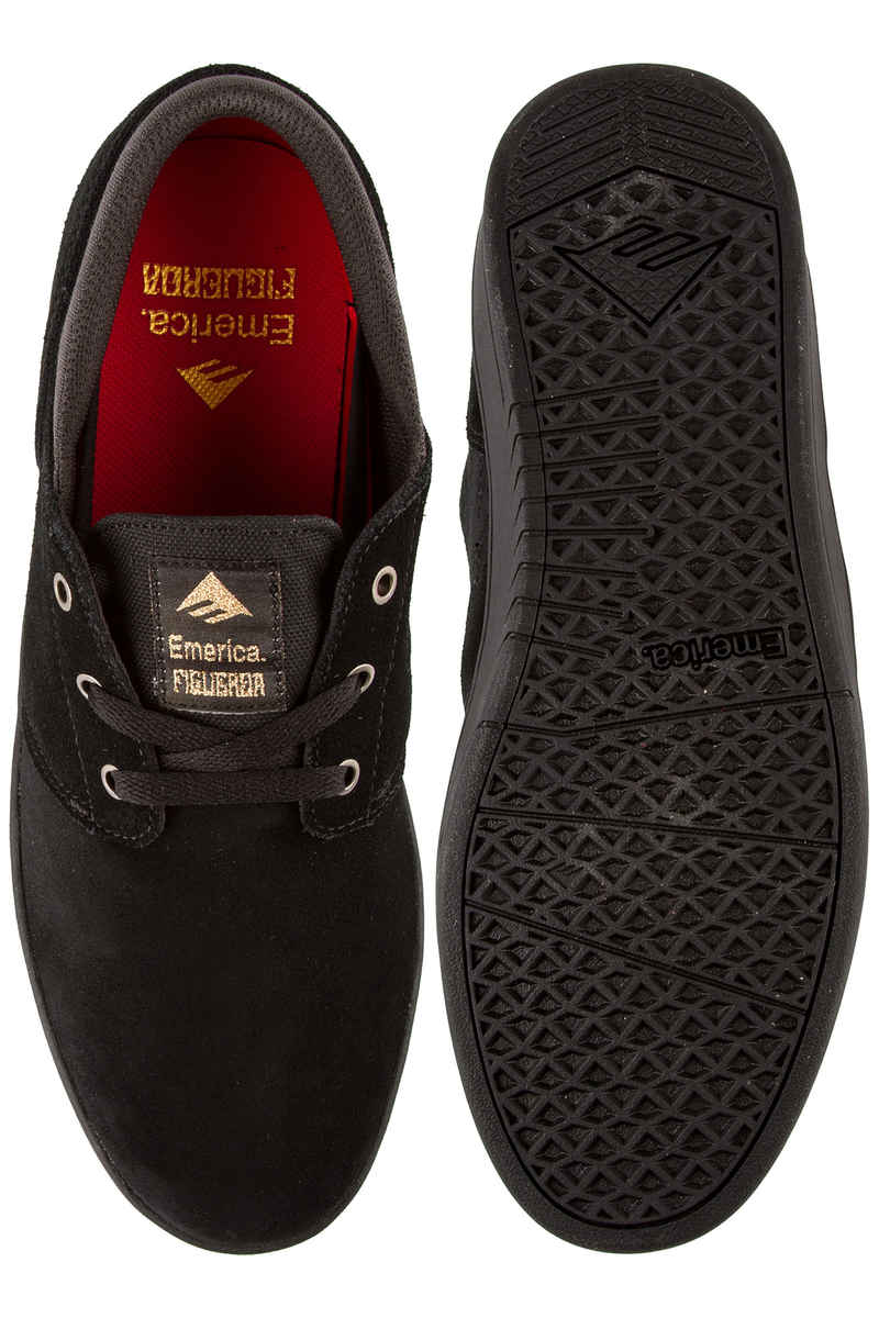 Emerica The Figueroa Suede Shoes (black black)