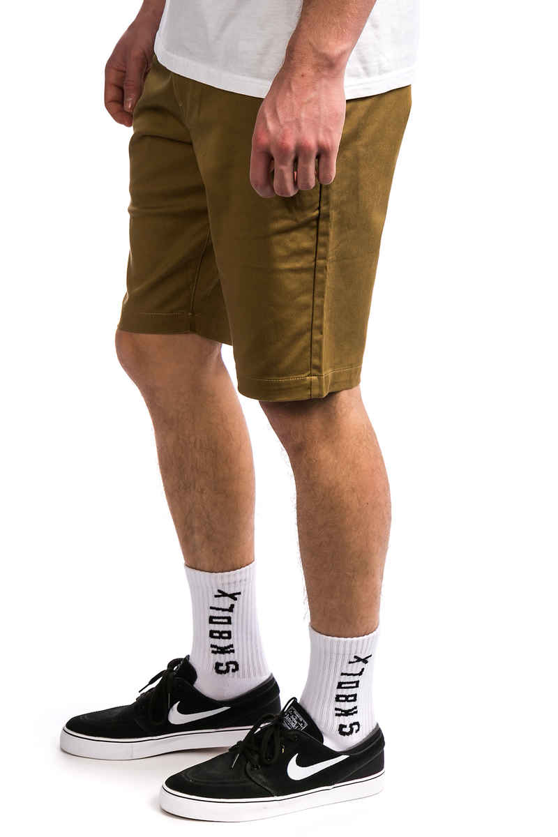 Volcom Frickin Modern Stretch Shorts (dark khaki)