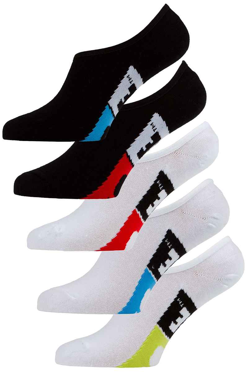 Globe Stamped Invisible Sokken US 7-11 (assorted) 5 Pack
