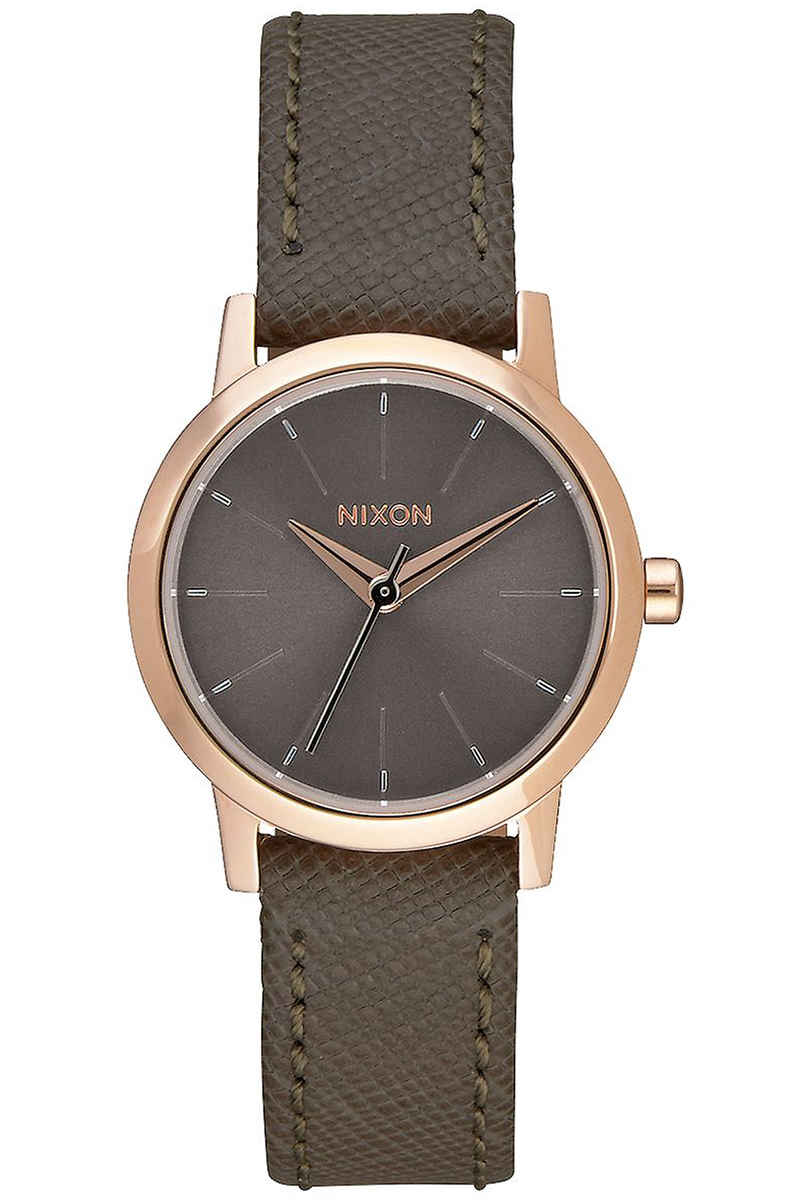 Nixon The Kenzi Leather Horloge women (rose gold taupe)